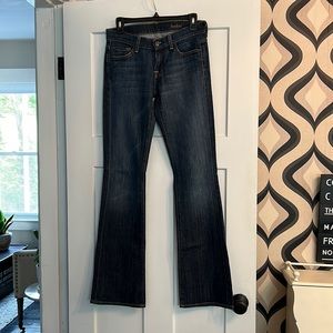 EUC 7 for all mankind bootcut denim - size 26 / inseam 34